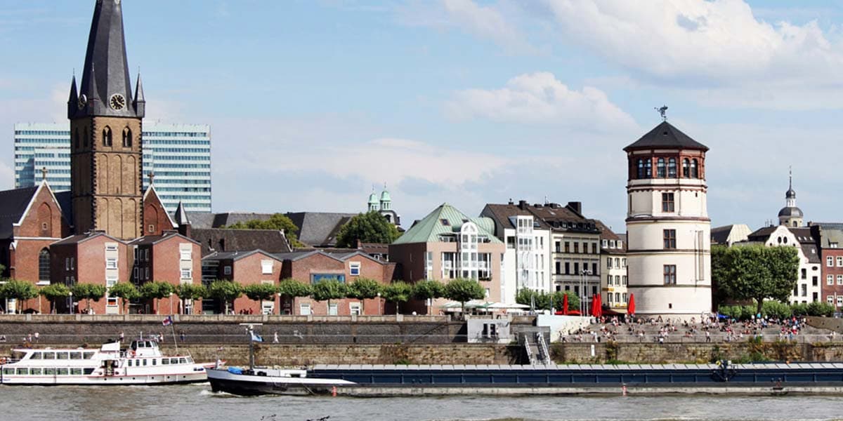 Düsseldorf i Tyskland