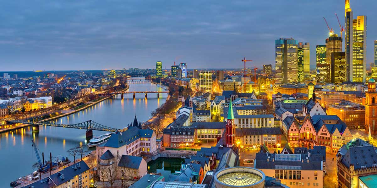 Frankfurt i Tyskland